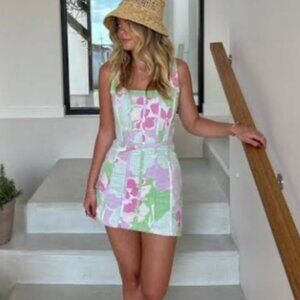 SABO LUXE Dusk Dress Misty Floral Mini Dress S